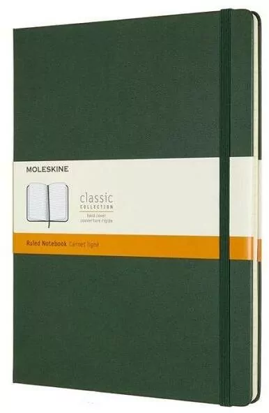 Notes Classic XL 19x25 tw. linie myrtle green - tantis.pl