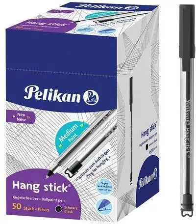 Długopis Hang Stick czarny  PELIKAN - tantis.pl