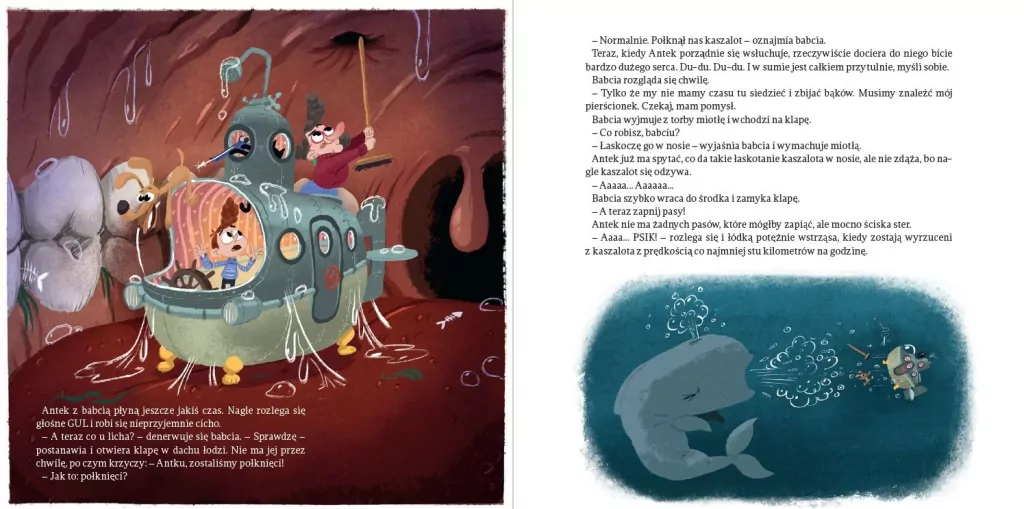 Antek z babcią na dnie morza - tantis.pl