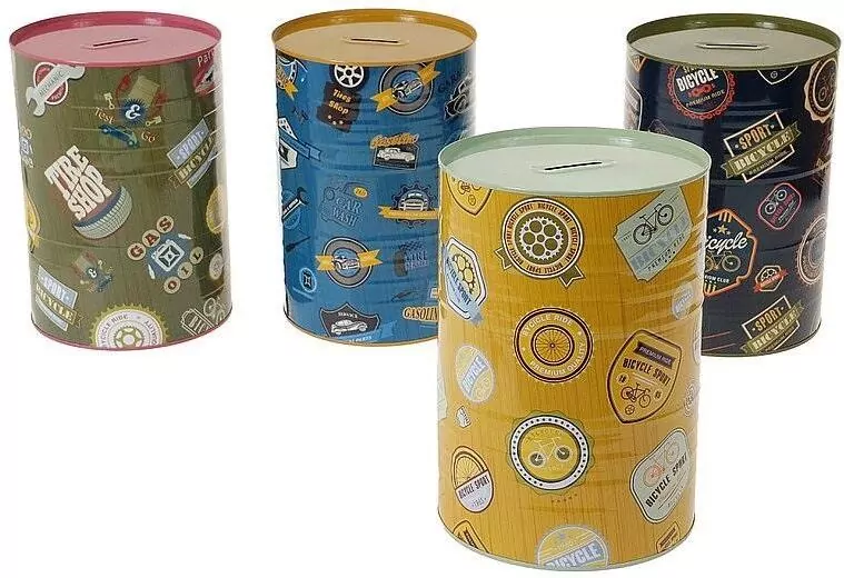 Skarbonka metalowa MIX - tantis.pl