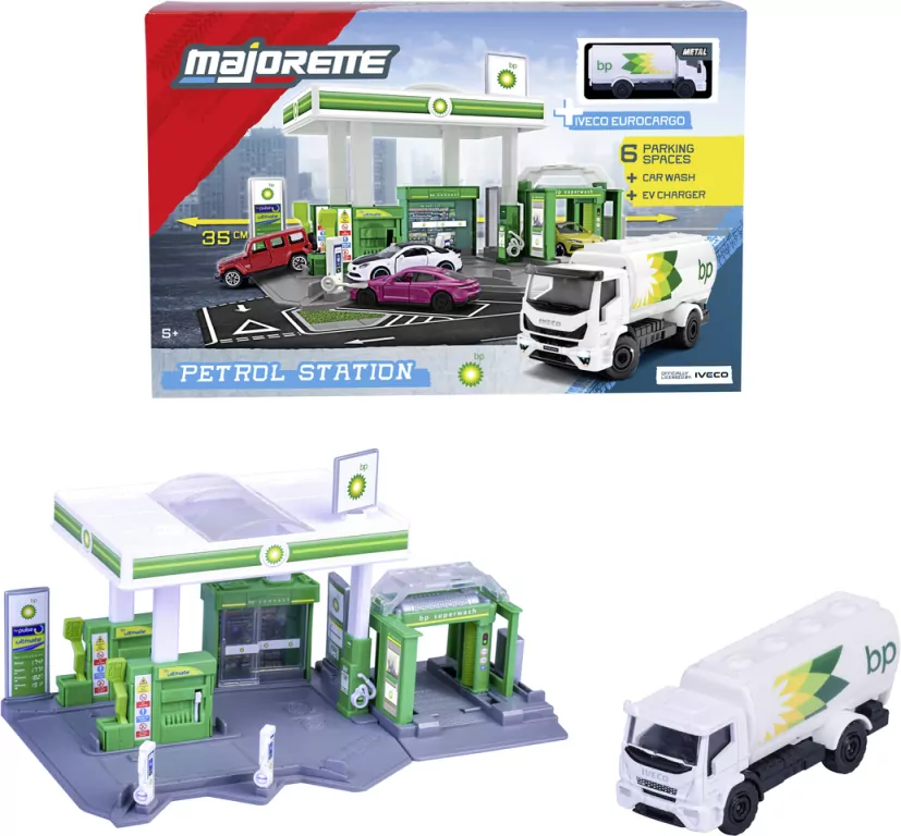Majorette Stacja benzynowa BP + auto - tantis.pl