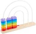 Fisher-Price Tęcza Drewniane koraliki Kształty - tantis.pl