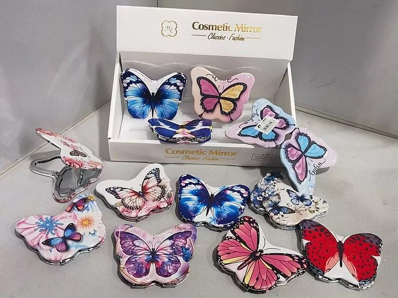Lusterko motyl, 12 sztuk - tantis.pl