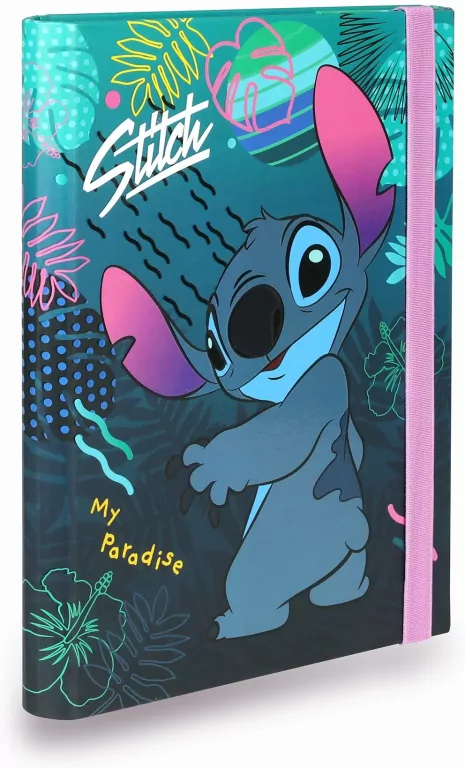 Teczka A5 przestrzenna z gumką Disney Core Stitch - tantis.pl