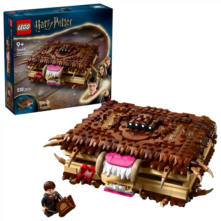 LEGO® Harrt Potter. Potworna księga potworów z zębami 76449 - tantis.pl
