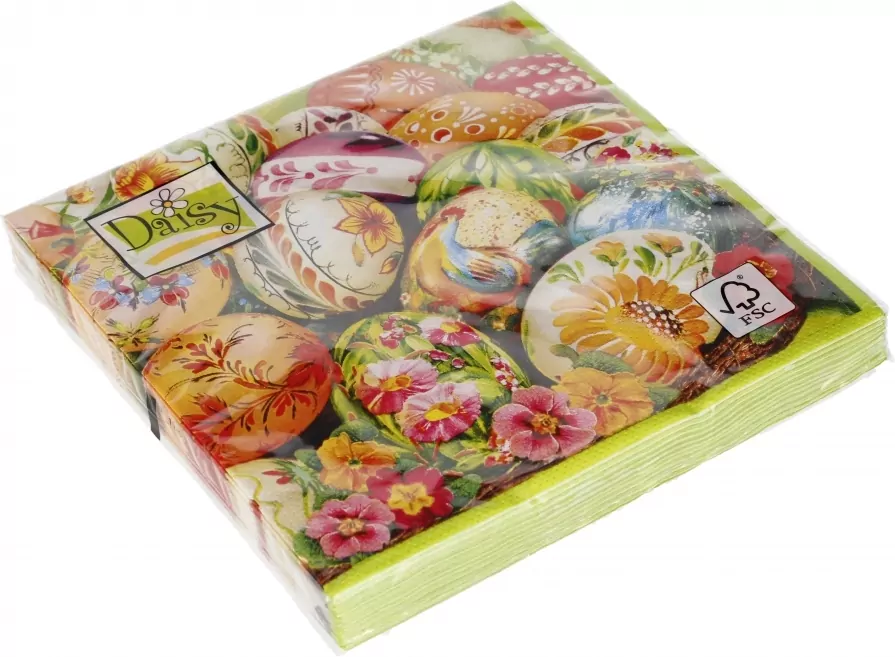 Serwetki 33x33cm Daisy Wielkanocne 20szt - tantis.pl