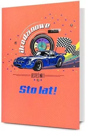Karnet B6 Urodziny - tantis.pl
