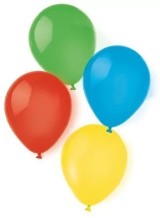 Balony lateksowe tęczowe 20,3cm/8 10szt. - tantis.pl
