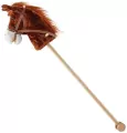 Hobby Horse z dźwiekiem i kółkami Bruno brązowy - tantis.pl