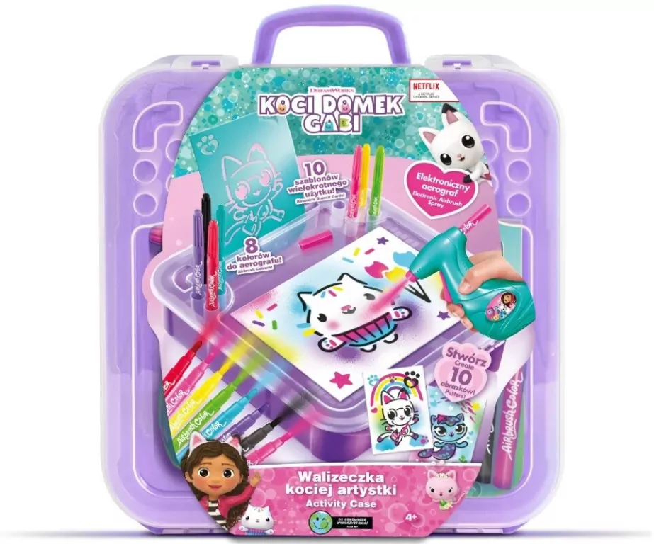 Koci Domek Gabi. Walizeczka kociej artystki - tantis.pl
