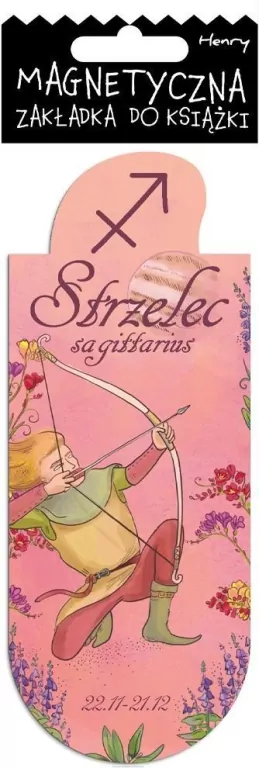 Zakładka magnetyczna owal Strzelec - tantis.pl