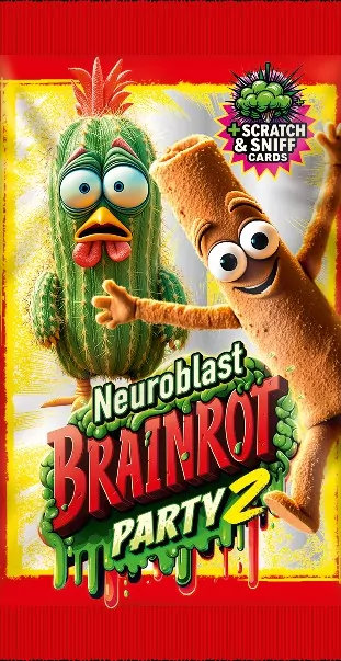 Neuroblast BRAINROT Party 2 saszetka z kartami 1szt.mix - tantis.pl