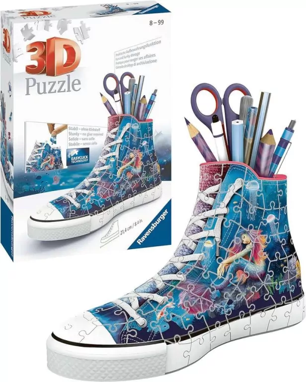 Puzzle 3D. Trampek Syrena - tantis.pl