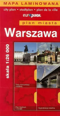Plan Miasta Warszawa. Laminat