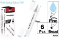 Marker Chromax z 2 końcówk. pale blue 144 - tantis.pl