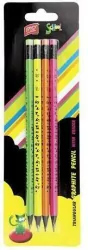 Ołówek z gumką Fluo 4 sztuki