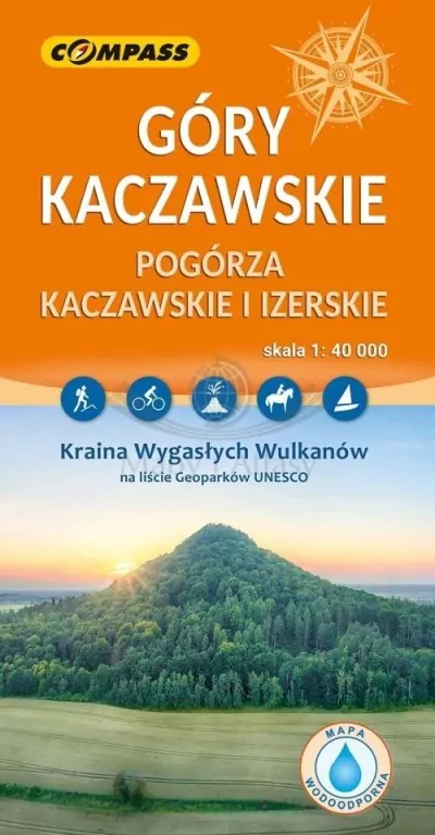 Mapa turystyczna Góry Kaczawskie 1:40 000 - tantis.pl