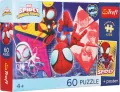 Puzzle 60 Spidey Niesamowita przygoda+plakatTREFL - tantis.pl