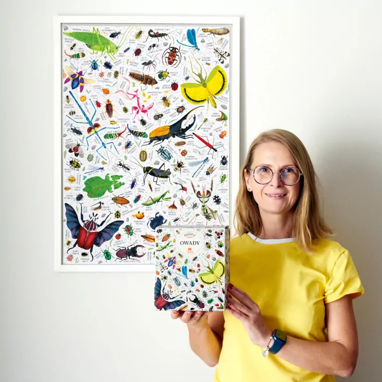 CzuCzu. Puzzlove Owady 1000 el. - tantis.pl