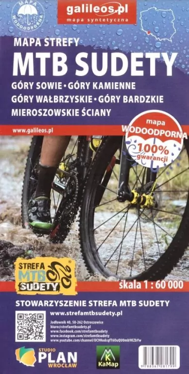 Mapa - MTB Sudety 1:60 000 - tantis.pl