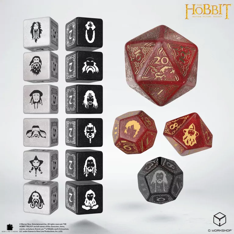 Zestaw kości TCG Hobbit: Ember Hearth - tantis.pl