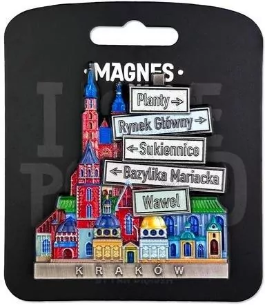 Magnes I Love Poland Kraków ILP-MAG-E-KRA-74 - tantis.pl