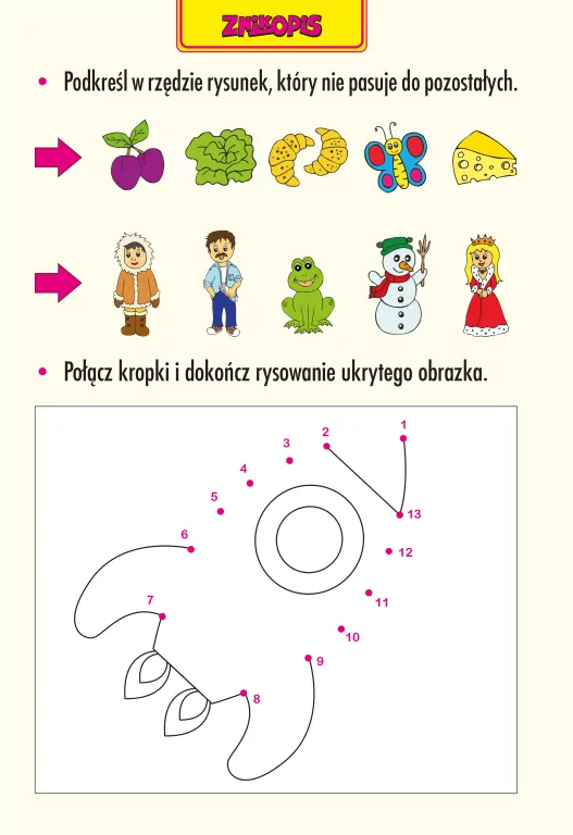 Znikopis. Obrazki i szlaczki - tantis.pl
