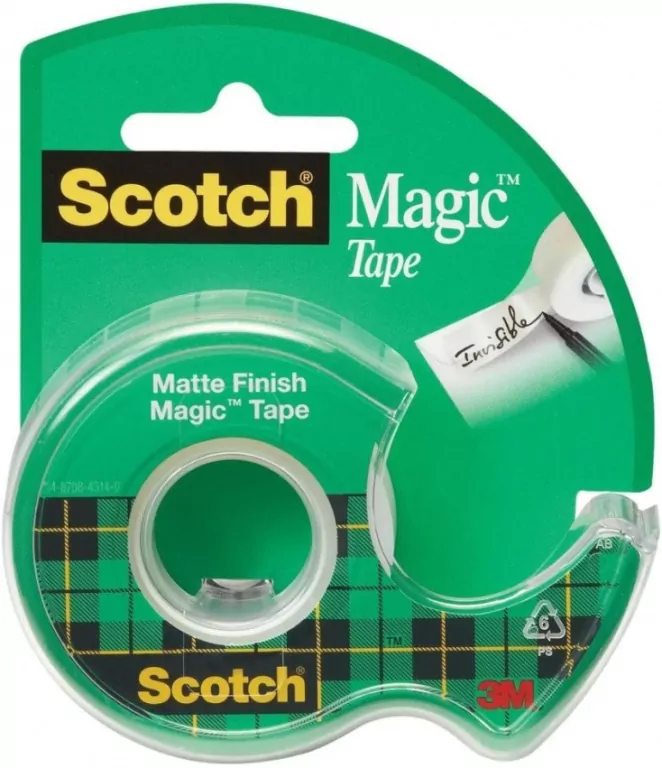 Taśma klejąca matowa Scotch Magic dyspenser 19mm - tantis.pl