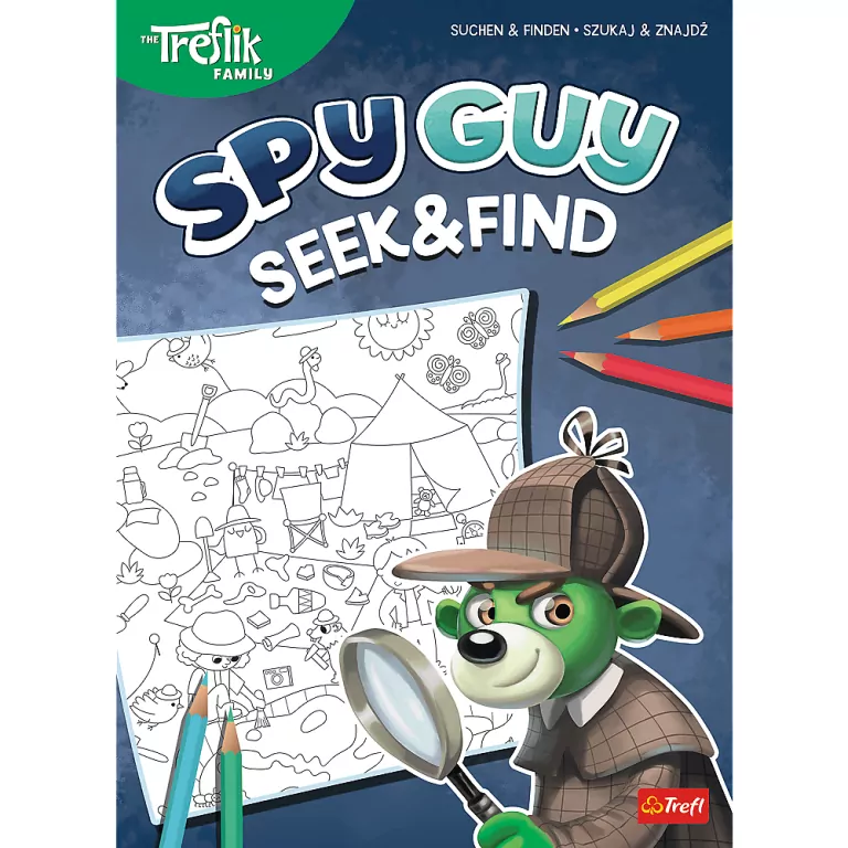 Spy Guy. Kolorowanka TREFL - tantis.pl