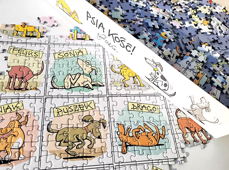 Puzzle 1000 Psia kość! - tantis.pl