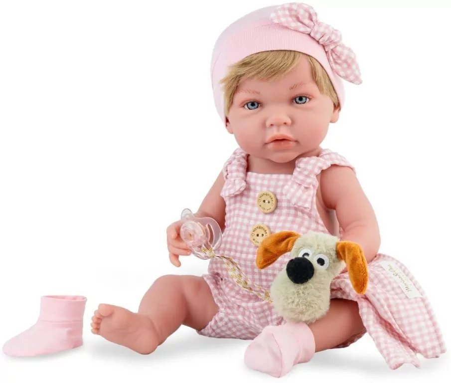 Lalka hiszpańska Ane Dou Dou z przytulanką 45cm - tantis.pl