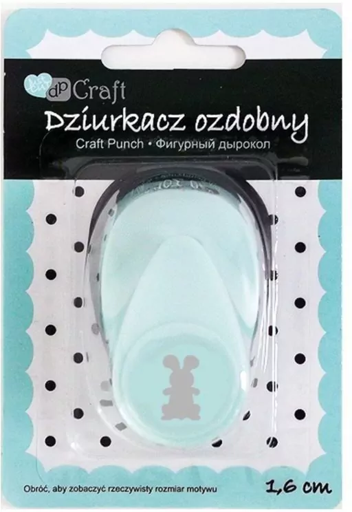 Dziurkacz ozdobny 1,6cm zając (JCDZ-105-096) - tantis.pl