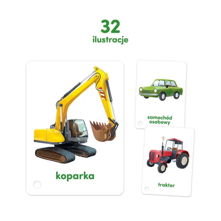 CzuCzu. Karty obrazkowe na sznurku Pojazdy 2+ - tantis.pl