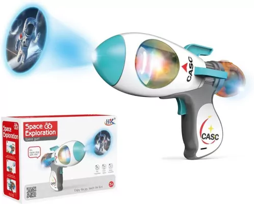 Pistolet z projektorem i mgiełką