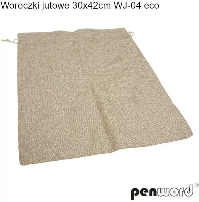 Woreczek jutowy eco 30x42cm - tantis.pl