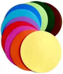 Papier origami 70g koło 12cm 100 arkuszy MIX