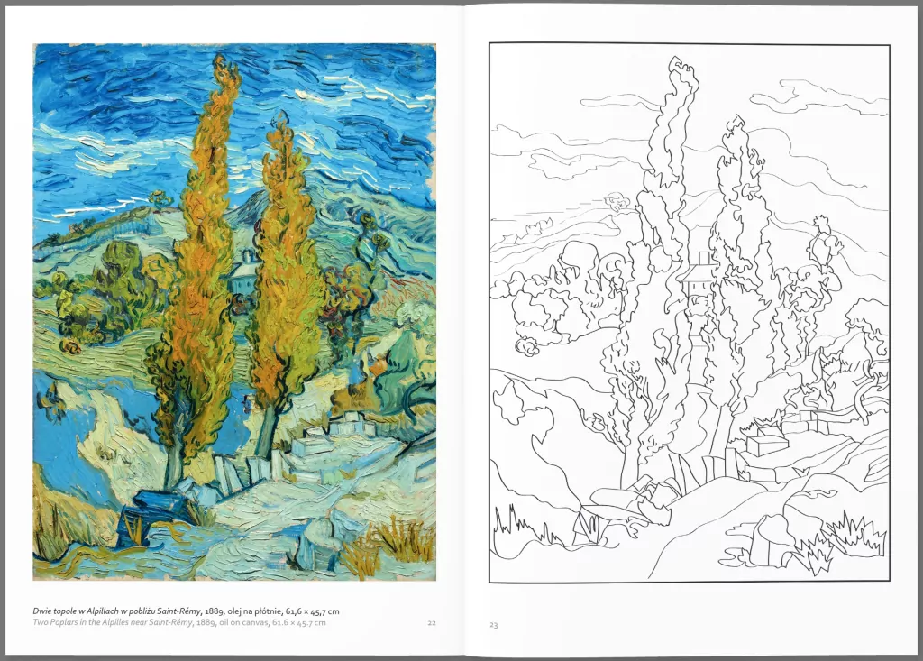 Vincent van Gogh. Zeszyt do kolorowania - tantis.pl