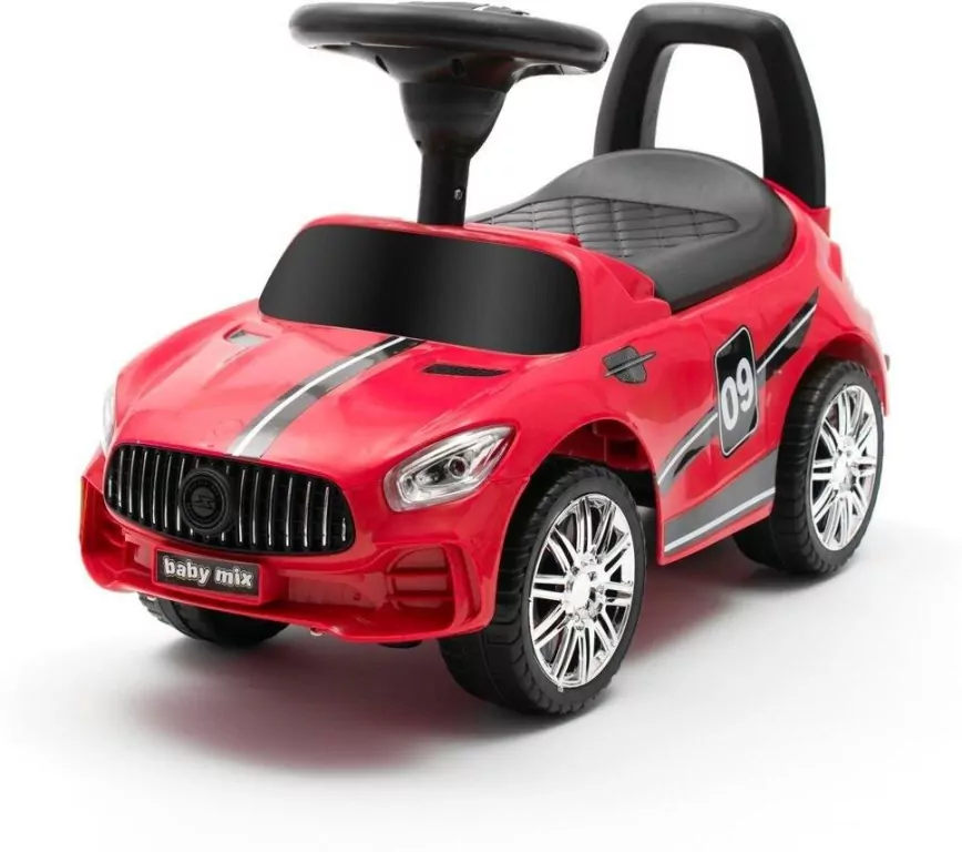Jeździk dziecięcy z dźwiękiem Racer czerwony - tantis.pl