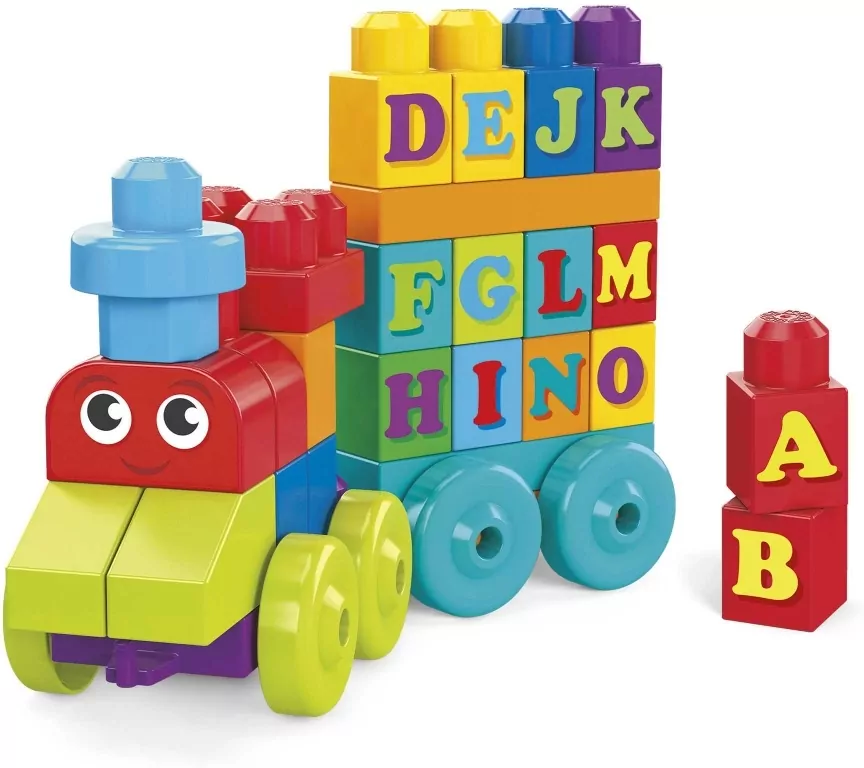 Mega Bloks Pociąg edukacyjny ABC - tantis.pl
