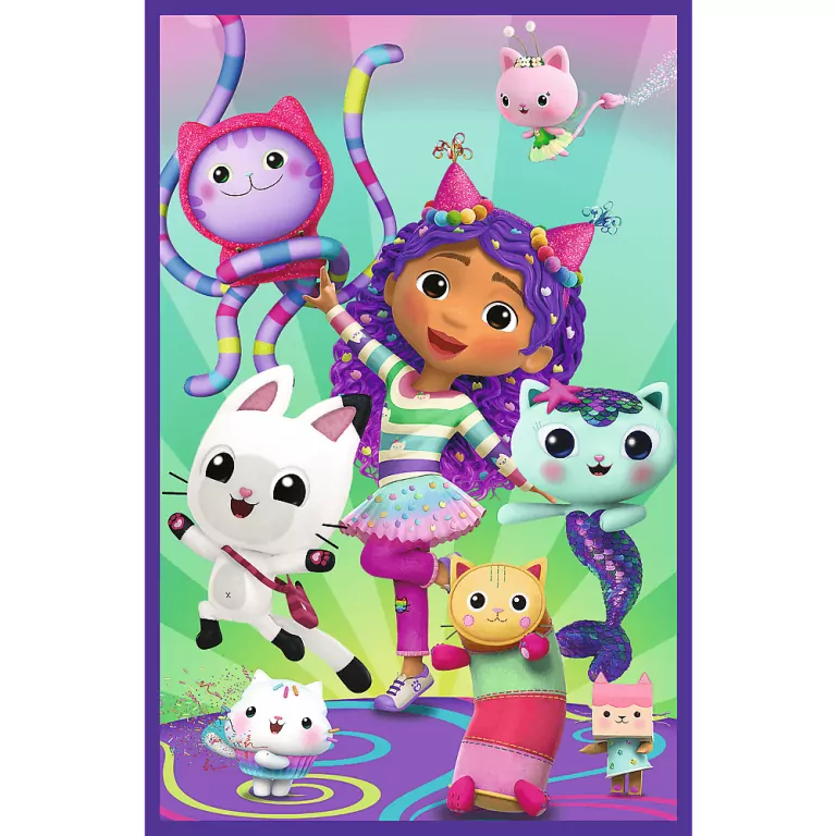 Puzzle 3x80. Kolorowe dni Gabby. 34882 - tantis.pl