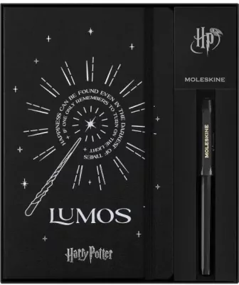 Notatnik L HP Lumos + pióro kulkowe, czarne