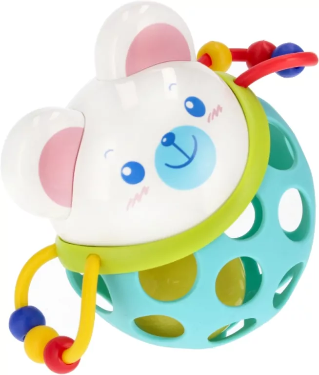 Bam Bam. Kula gumowa z grzechotką - tantis.pl