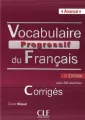 Vocabulaire progressif du français Avancé Klucz 2. edycja - tantis.pl