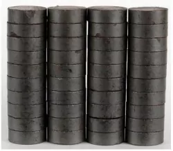 Magnesy 15mm, czarne