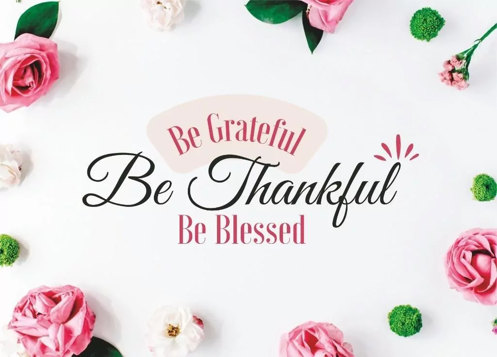 Karnet - Be Grateful - tantis.pl