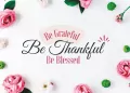 Karnet - Be Grateful - tantis.pl