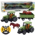 Traktor z przyczepą i koniem R/C - tantis.pl