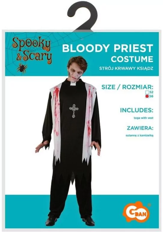 Strój dla dorosłych Krwawy Ksiądz rozm. 56 - tantis.pl