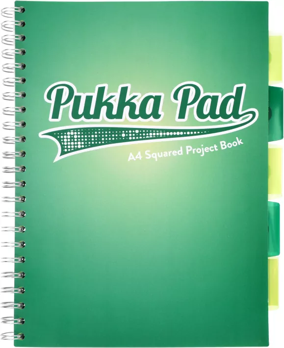 Kołozeszyt Pukka Pad A4 Project Book Dark Teal turkusowy - tantis.pl