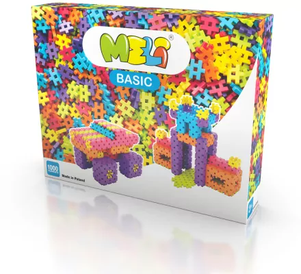 Klocki Meli Basic. 1000 elementów